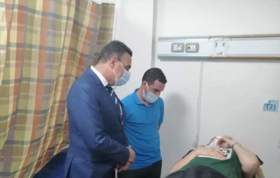 حادث انقلاب سيارتين سفارى بوادى الحيتان