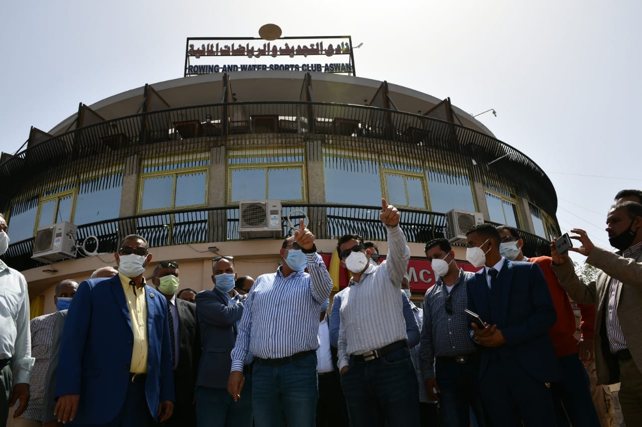 ر نادي التجديف والرياضات المائية بأسوان