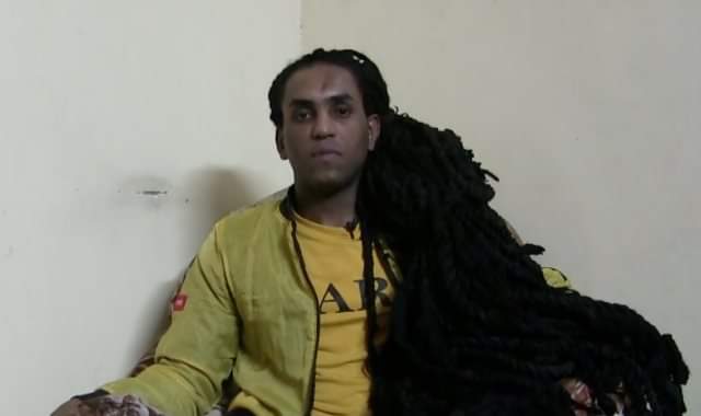 أحمد مصطفى ، صاحب أطول شعر فى مصر