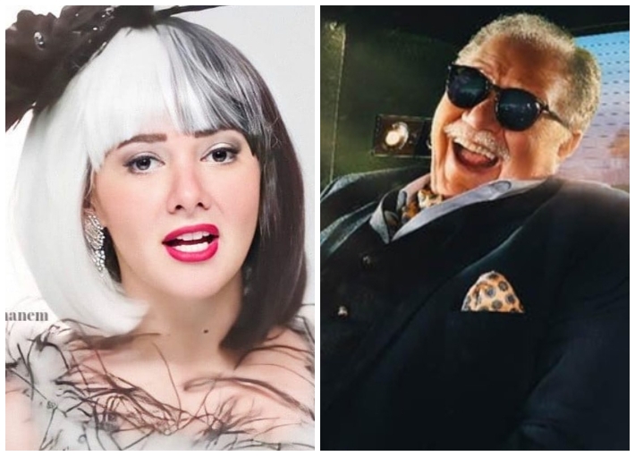 يحيى الفخرانى ودنيا سمير غانم 