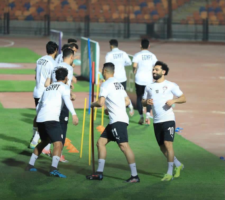 محمد صلاح من مران منتخب مصر