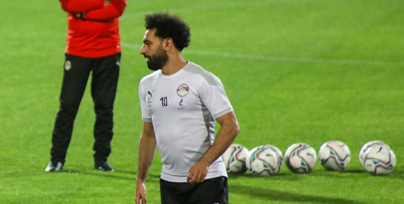 محمد صلاح من معسكر المنتخب