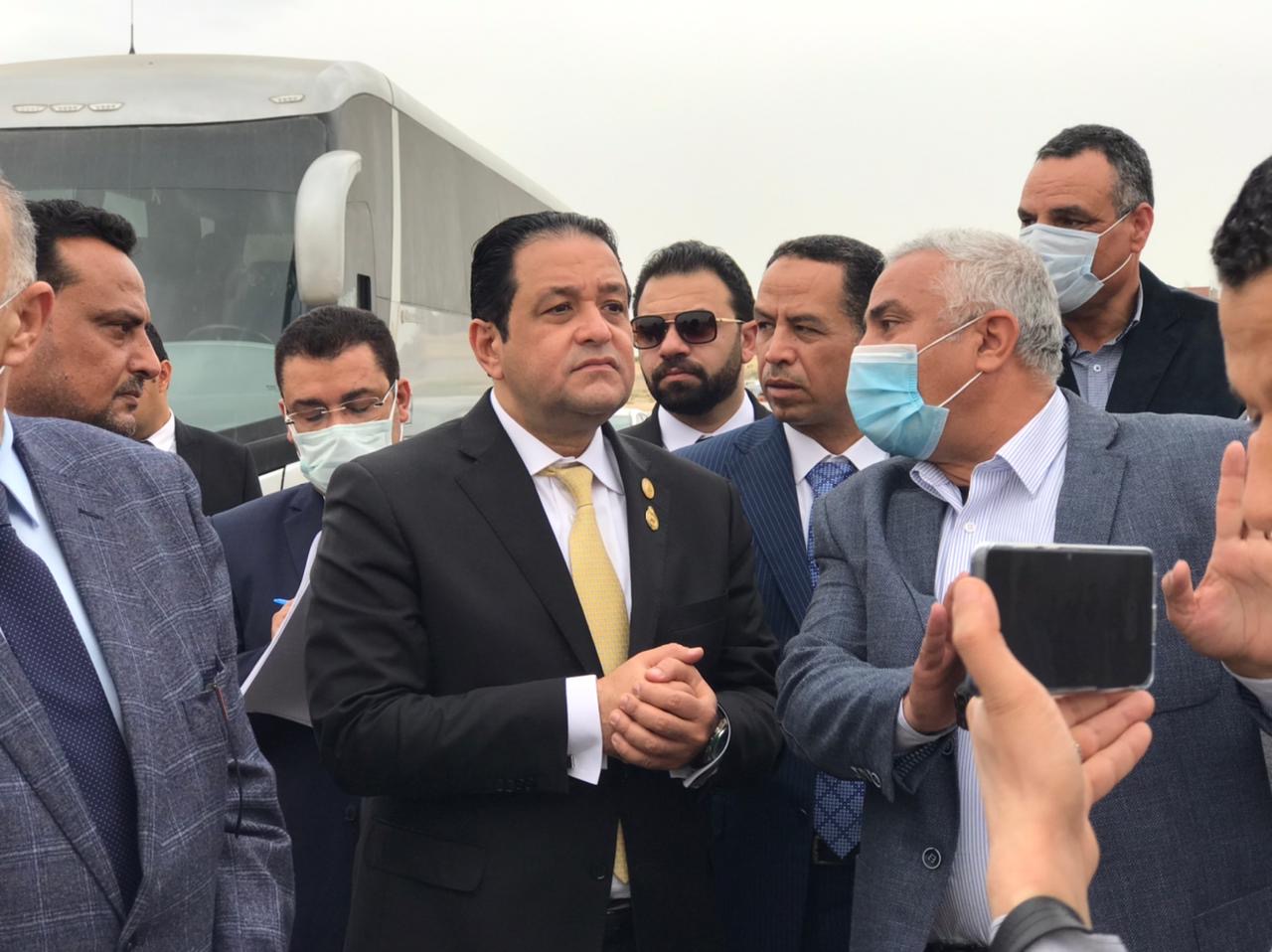أعضاء مجلس النواب يتفقدون مدينة برج العرب الجديدة