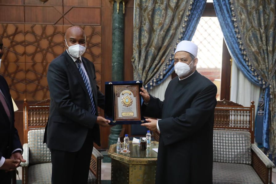 الإمام الأكبر يستقبل وزير خارجية الصومال