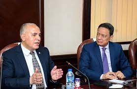 كرم جبر مع وزير الري