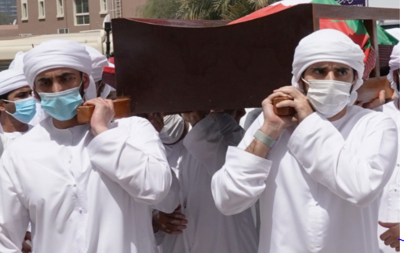 تشييع جثمان الشيخ حمدان بن راشد
