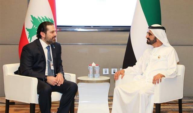 الحريري وحاكم دبي 