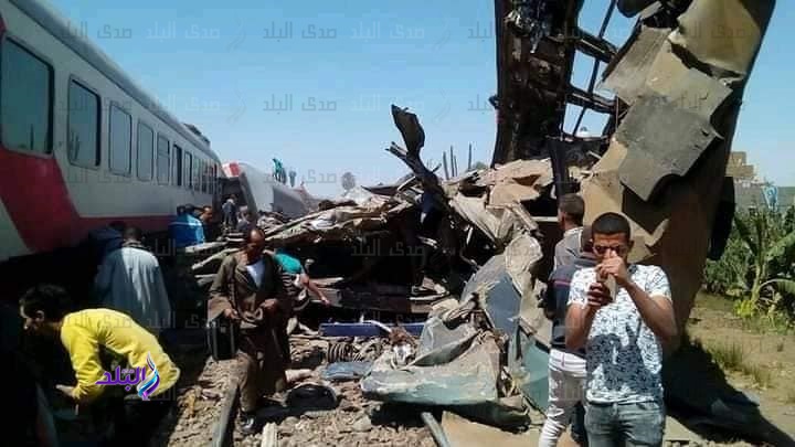 حادث قطارى سوهاج 