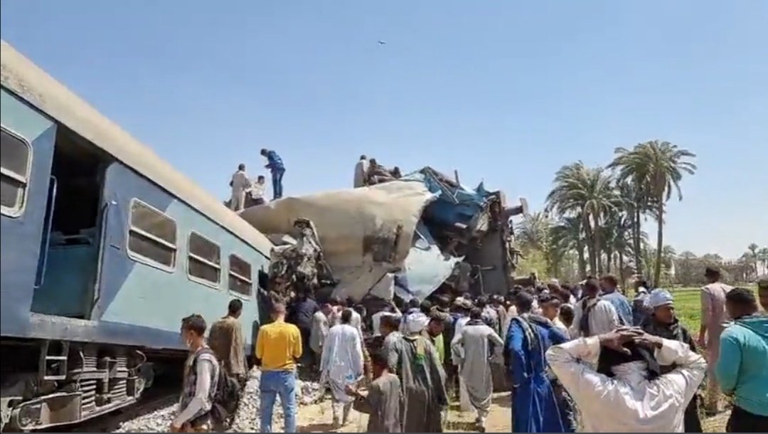 حادث قطارى سوهاج 