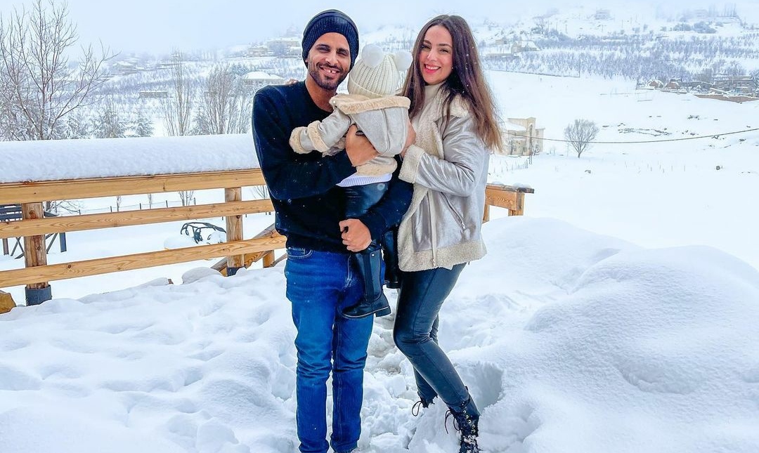 حمدى المرغني وزوجته