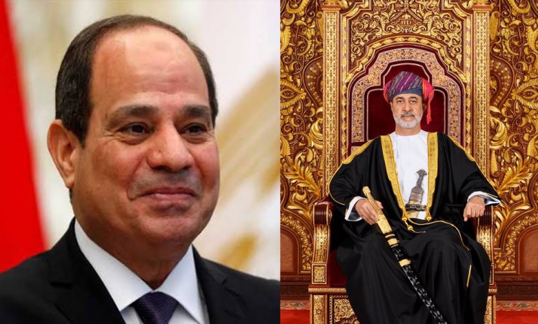 الرئيس السيسي وسلطان عمان 