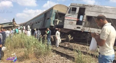 حادث قطار سوهاج