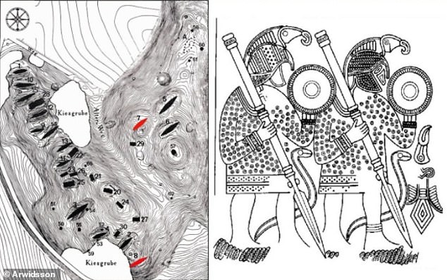 رسم توضيحي للقبر