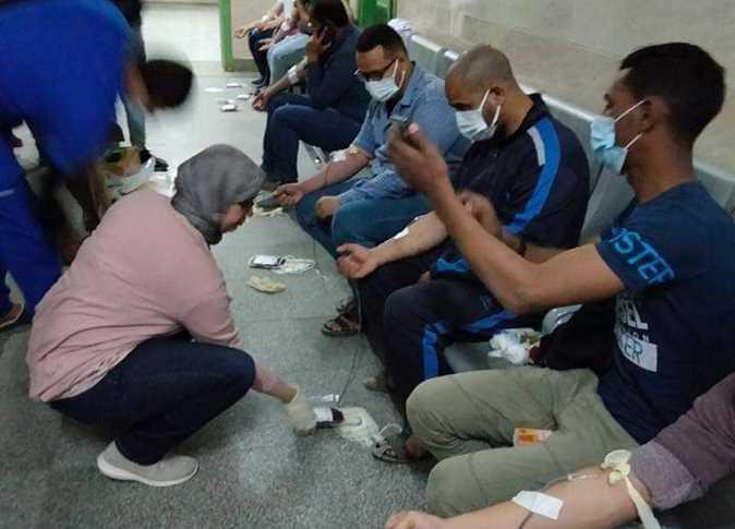 مصابي حادث سوهاج 