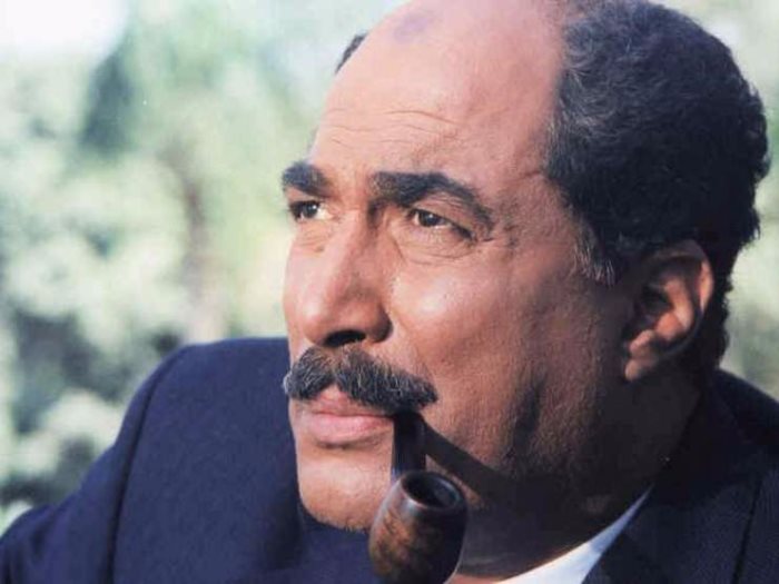 أحمد زكي في فيلم السادات 