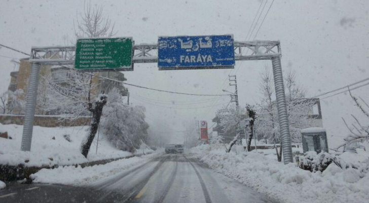الثلوج في لبنان 