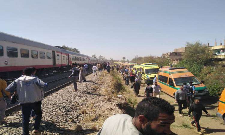 حادث قطار سوهاج
