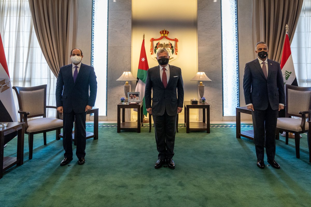 الأردن والعراق يؤكدان أهمية انعقاد القمة الثلاثية مع مصر