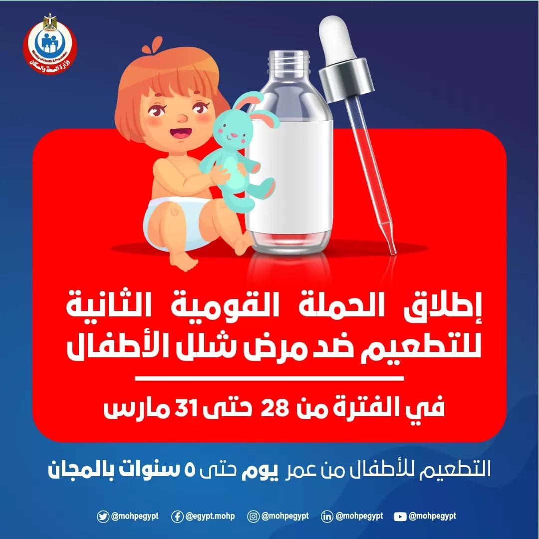 التطعيم ضد شلل الاطفال 