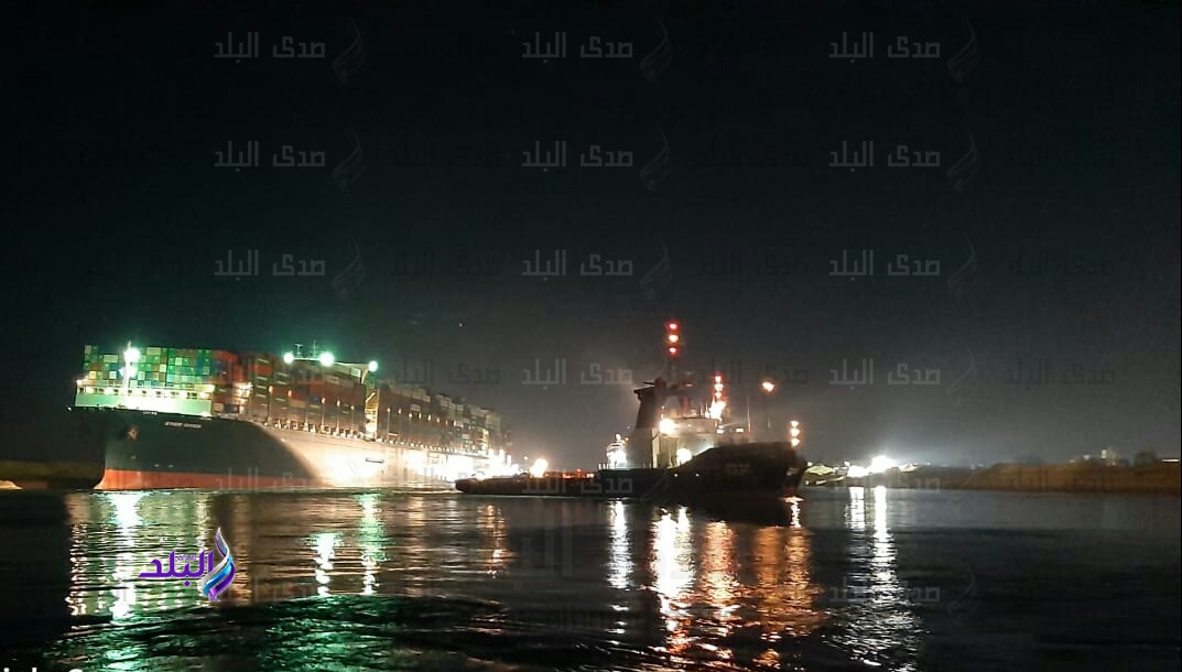 تعويم السفينة الجانحة 