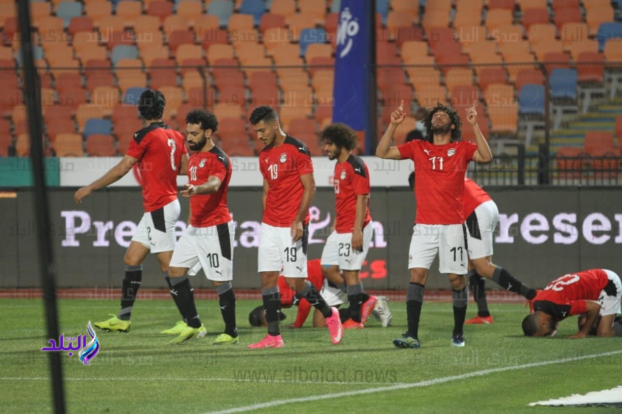 محمد النني من مباراة مصر وجزر القمر 