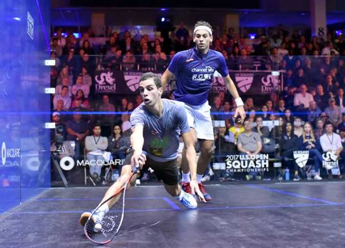 على فرج بطل الاسكواش 