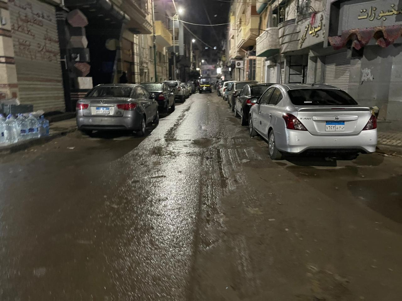 امطار تضرب الإسكندرية 