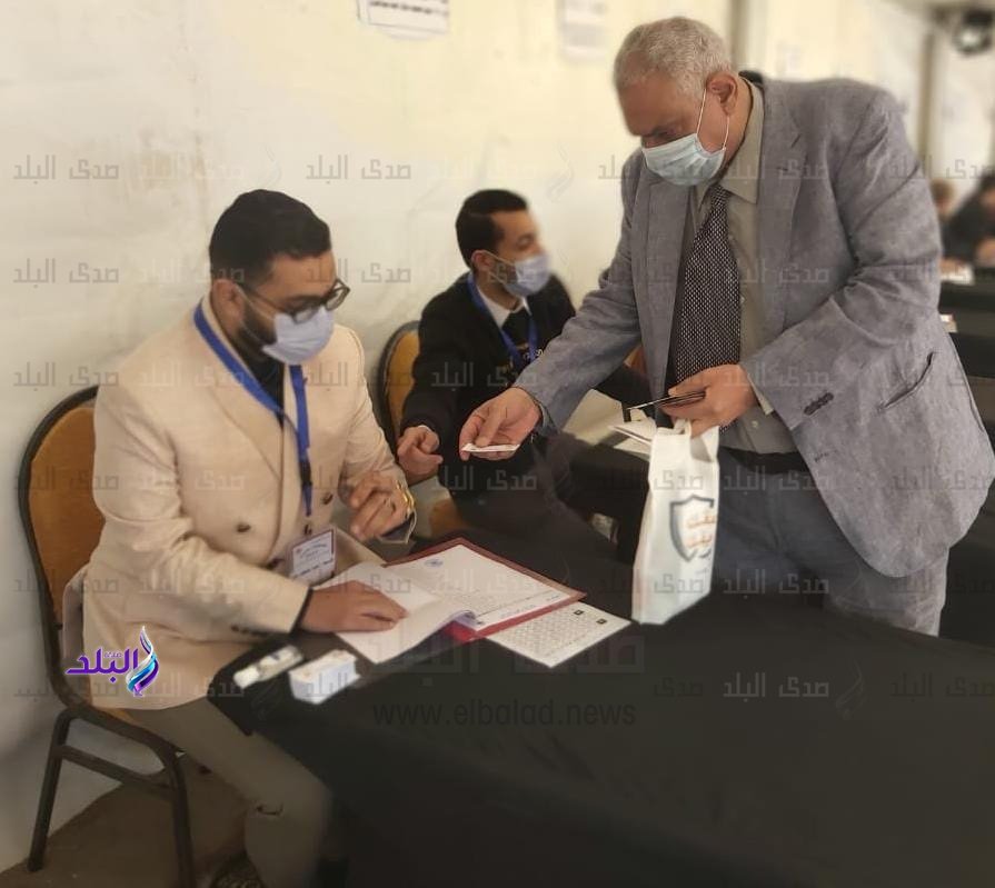 جانب من التسجيل بعمومية الصحفيين