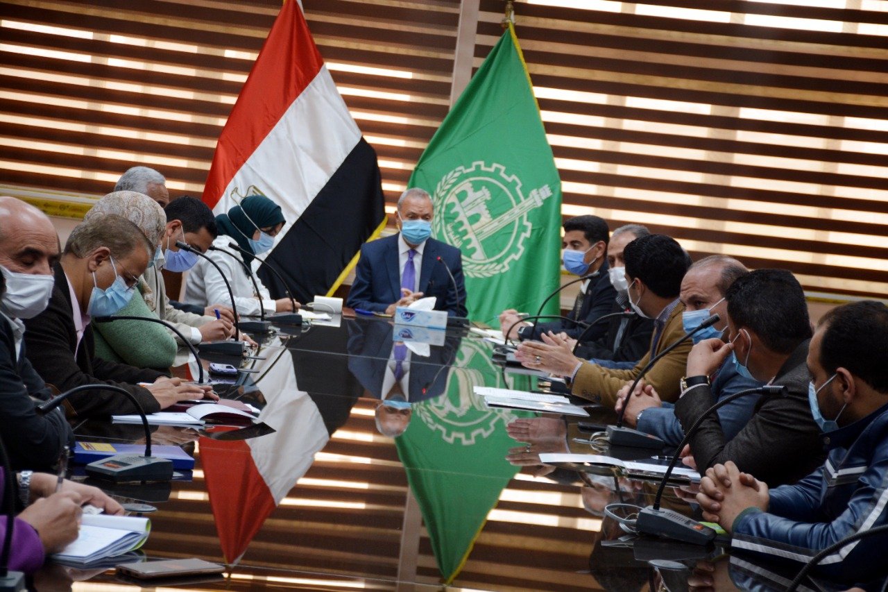 اجتماع محافظ القليوبية  اجتماع محافظ القليوبية