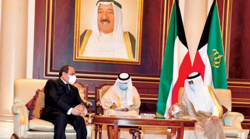أمير الكويت الرئيس السيسي