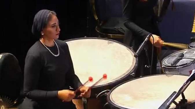  رضوي البحيري عازفة التيمباني 