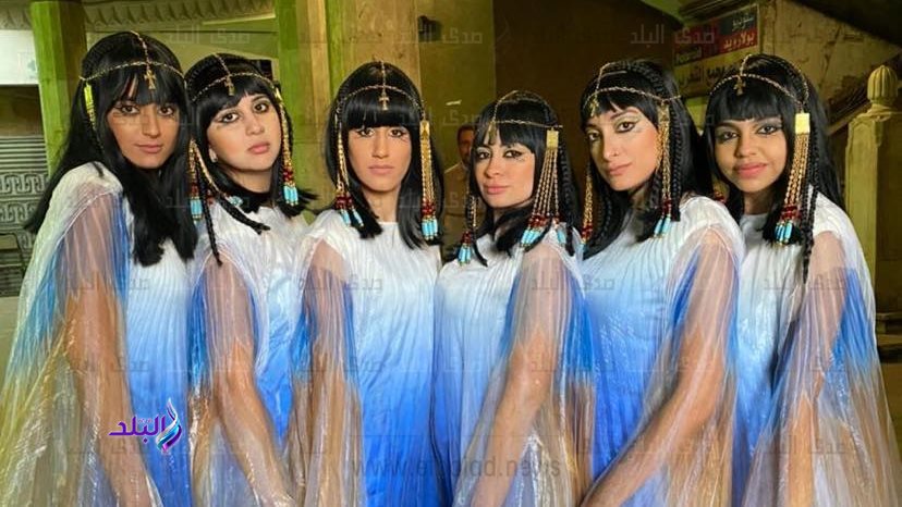 الفراشات السبع المشاركات في موكب المومياوات