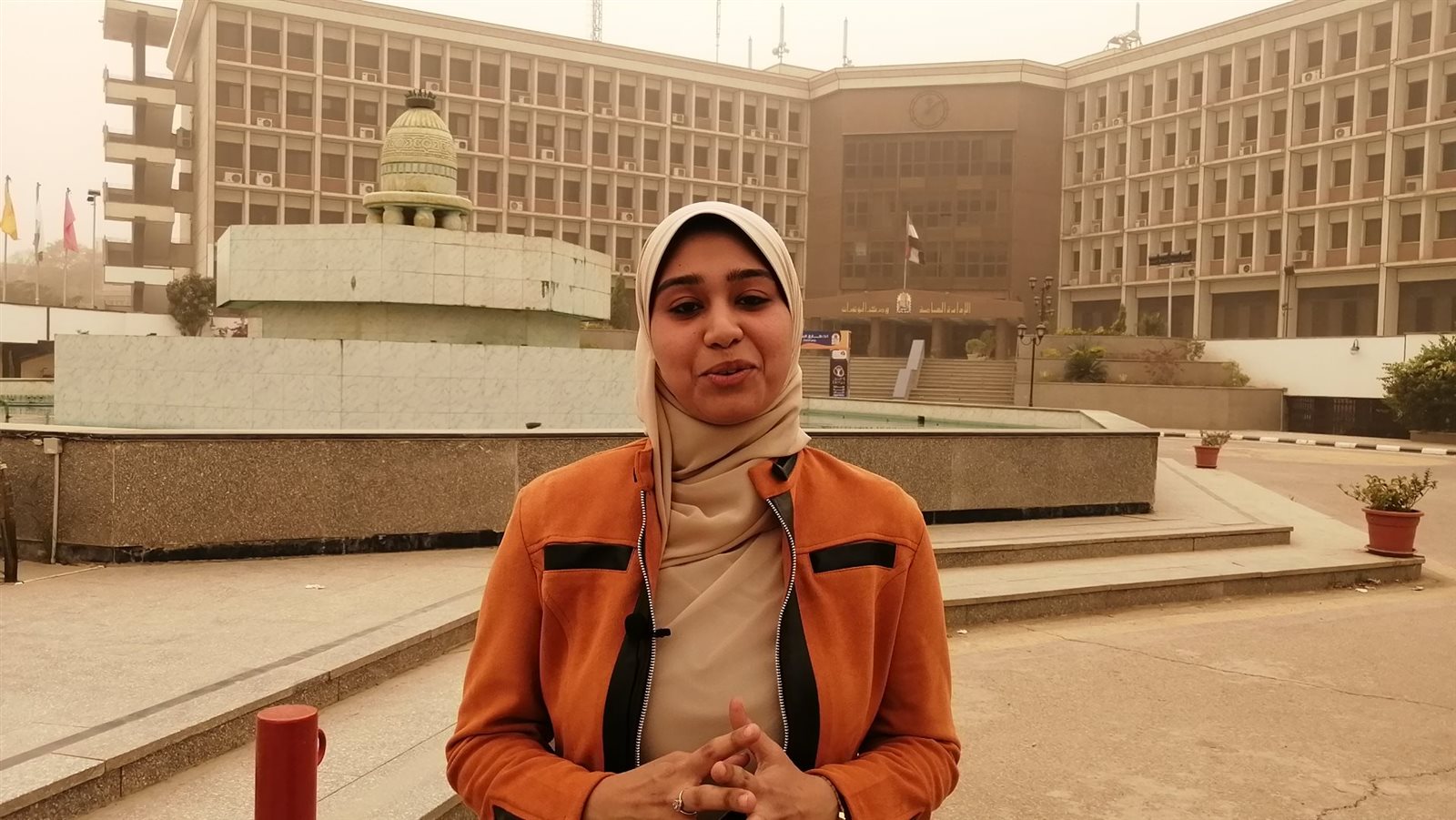 رفيدة فرج الطالبة المثالية بجامعة أسيوط 