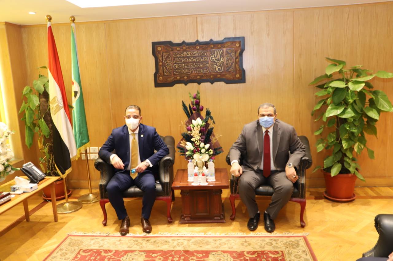 محافظ الفيوم يستقبل وزير القوى العاملة