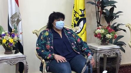 إيناس عبد الدايم وزيرة الثقافة 