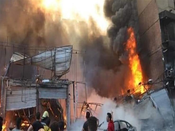  حرق فى برج للاتصالات بالمعادي