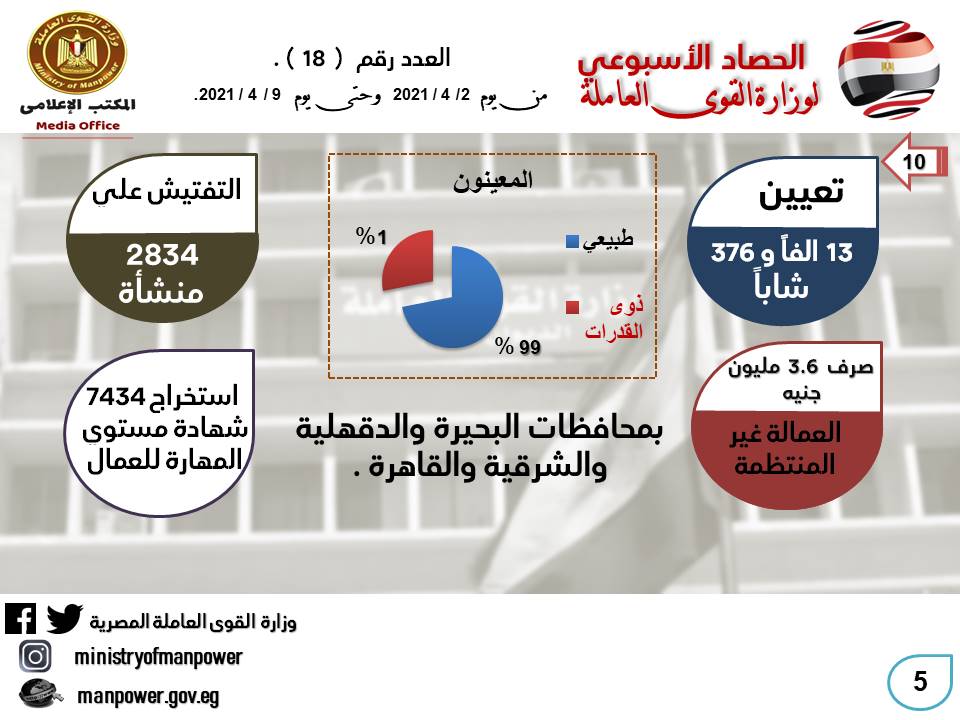 وزارة القوى العاملة 