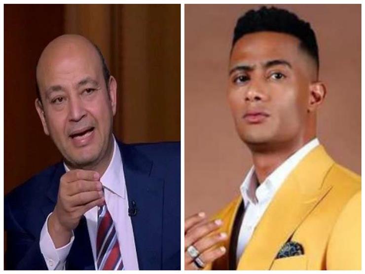 عمرو أديب ومحمد رمضان
