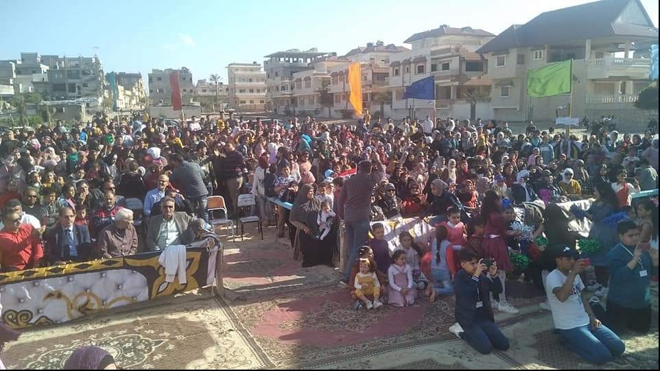حفل ترفيهي للأطفال الأيتام علي ساحل البحر