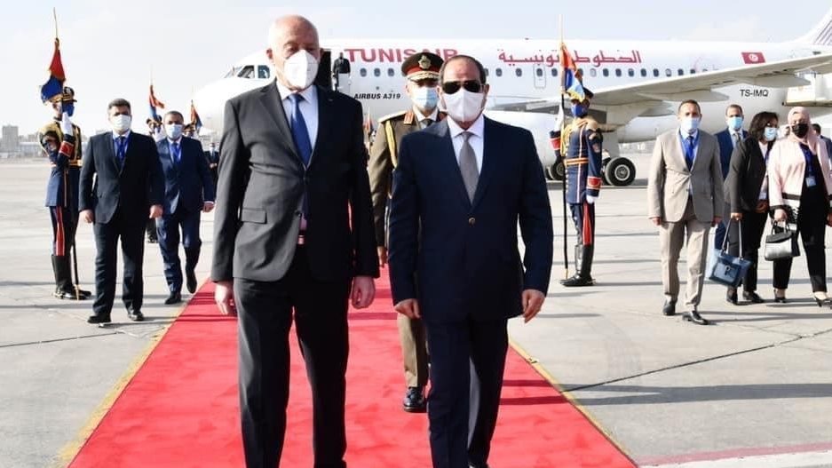 الرئيس عبد الفتاح السيسى ونظيره التونسى