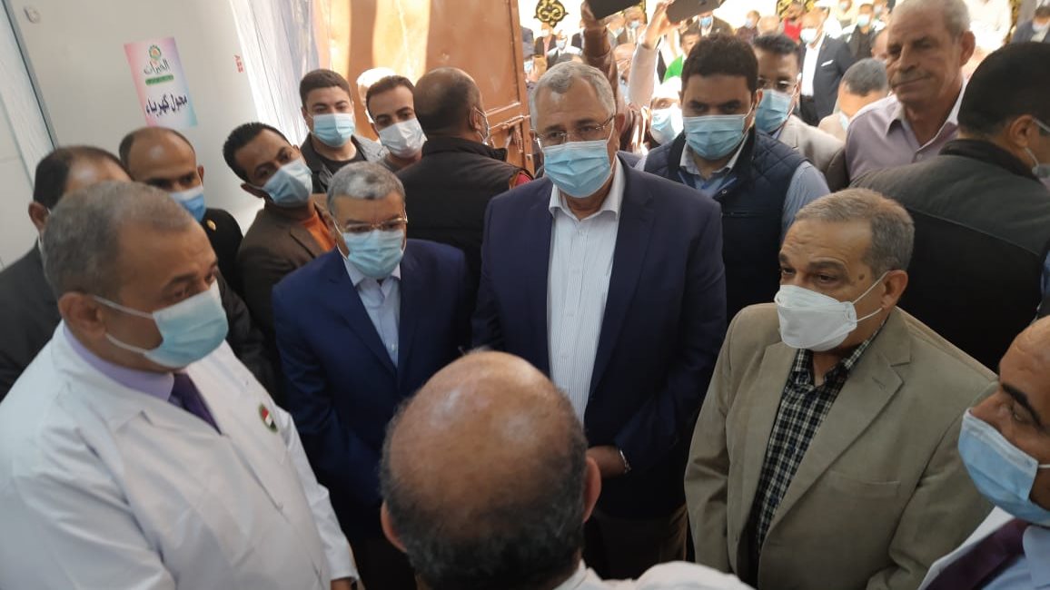 جولة وزيري الزراعة والانتاج الحربي بالمنيا 