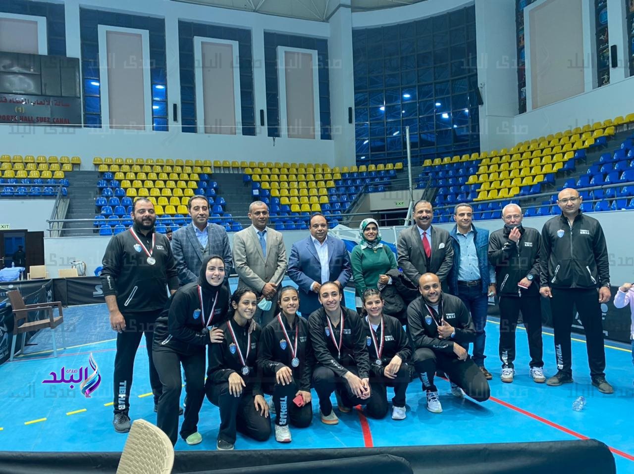 فريق سيدات نادى جزيرة الورد بالمنصورة