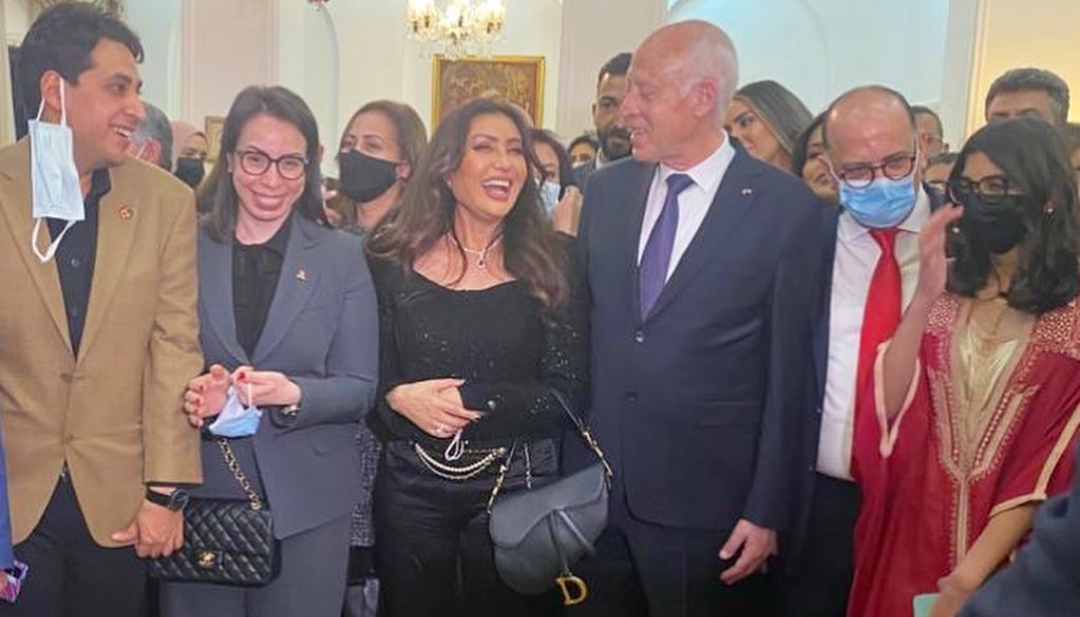 الرئيس التونسي ولطيفة