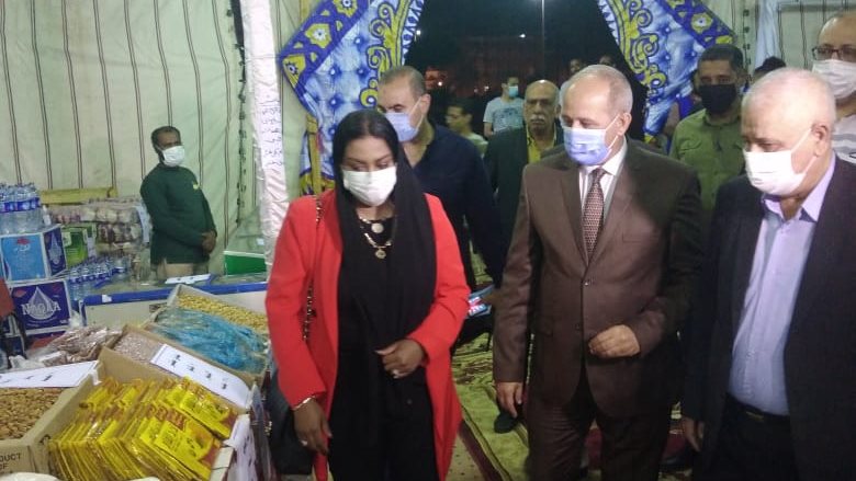 جانب من افتتاح المعرض