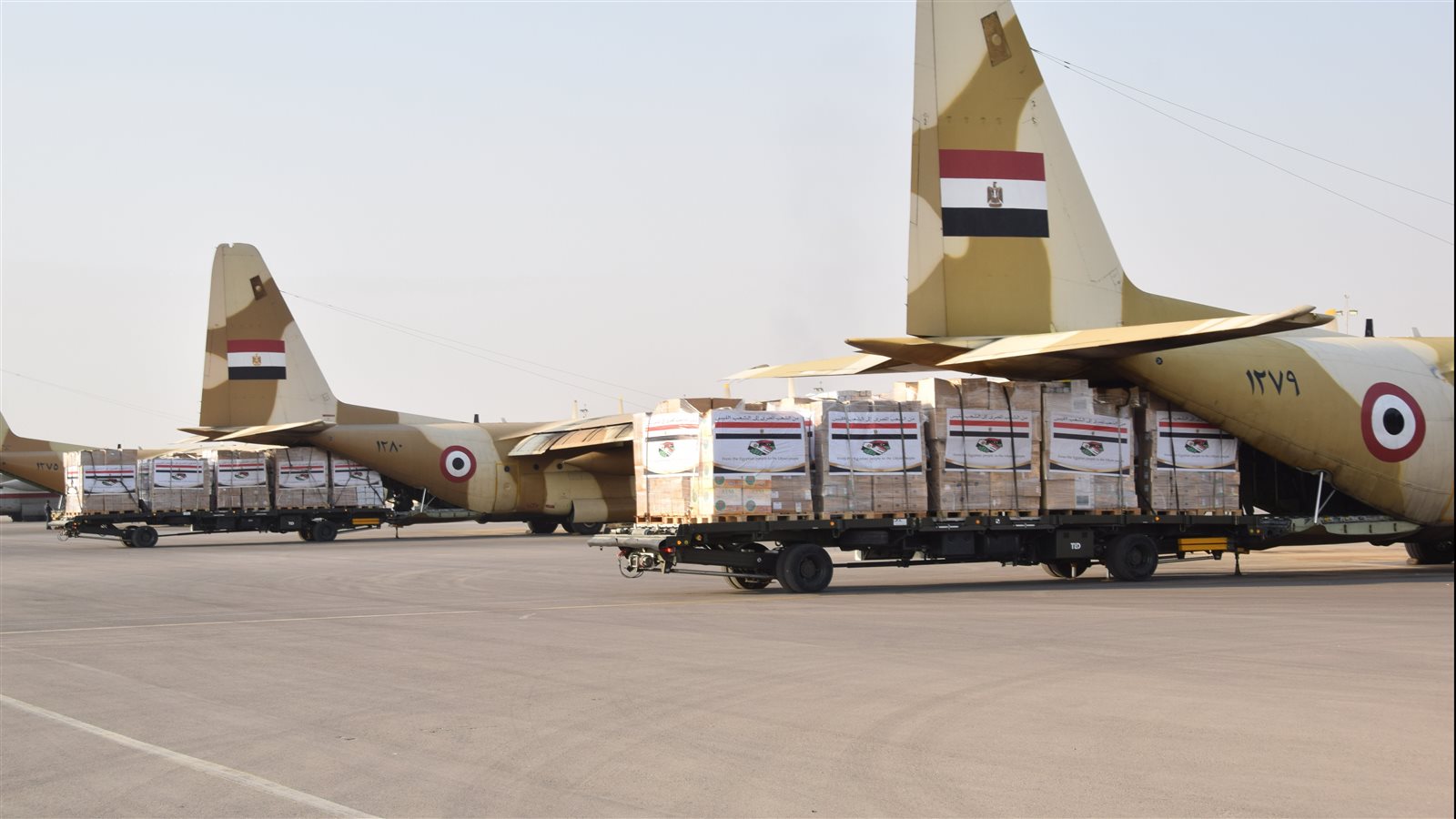 صورة من المساعدات