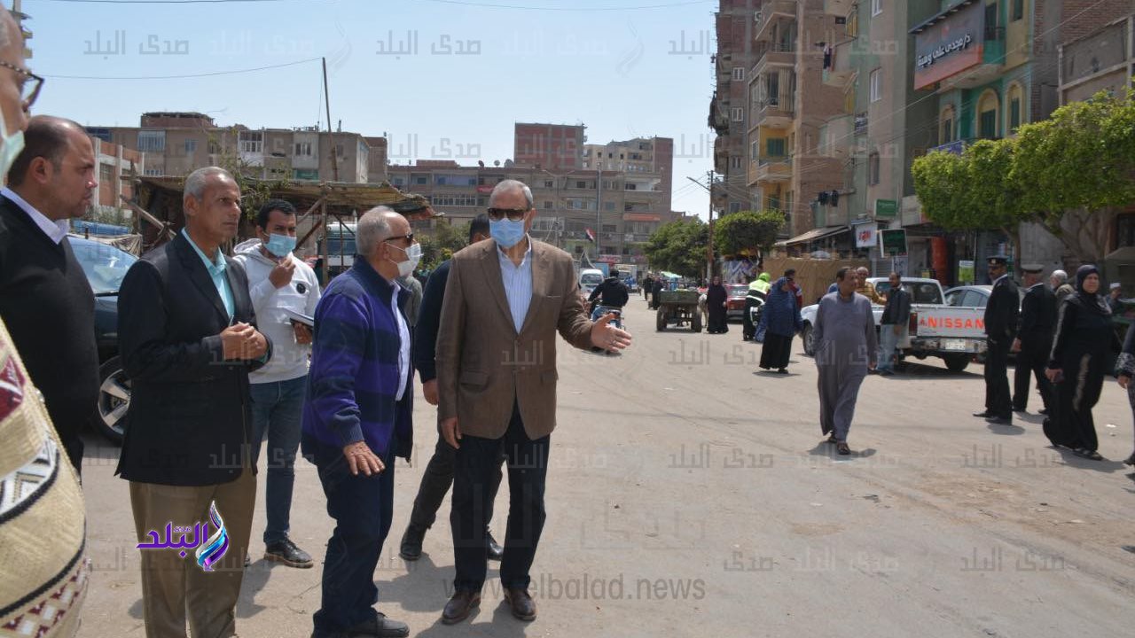 محافظ القليوبية يتفقد مدينة طوخ