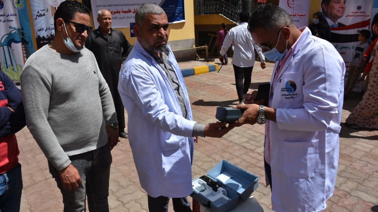 قافلة مائية بشبين القناطر