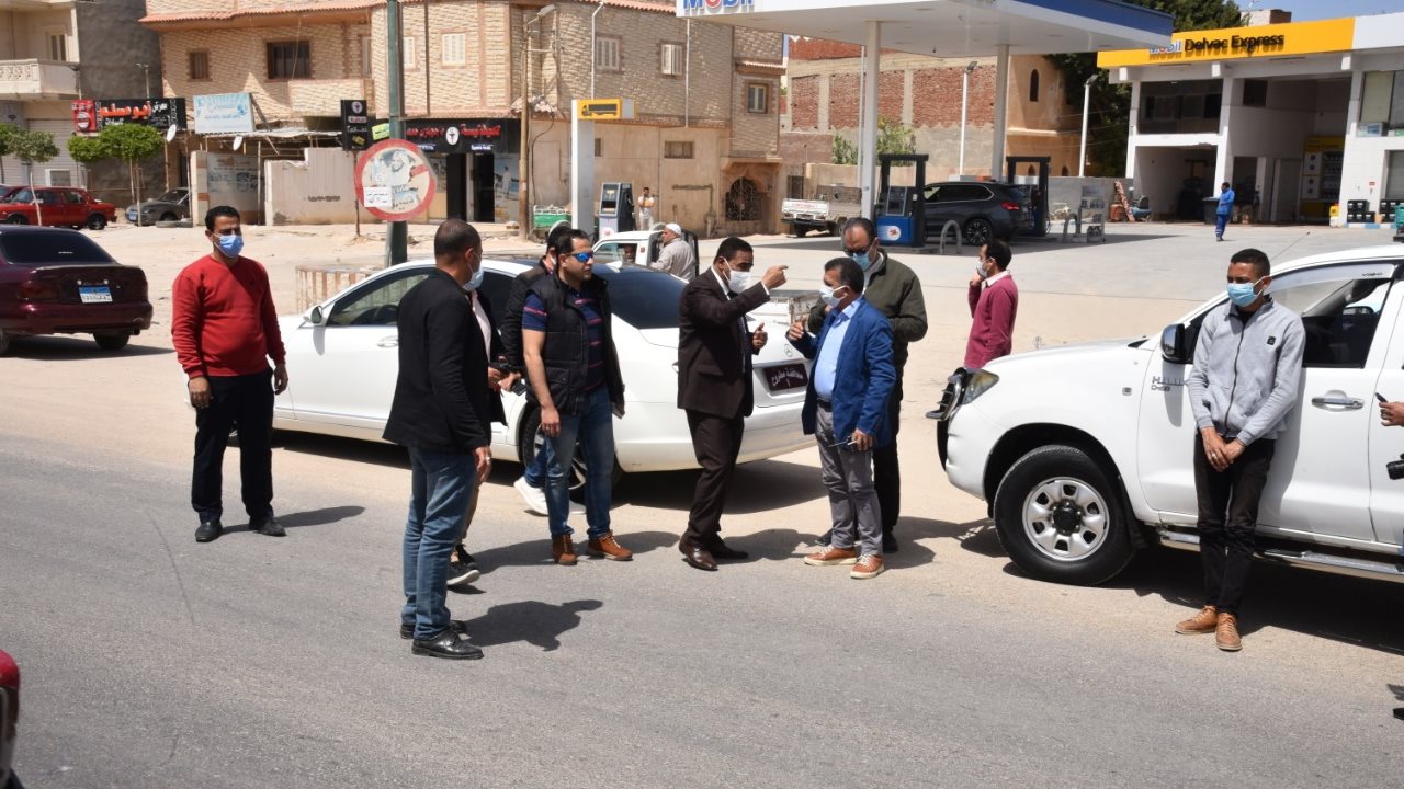 محافظ مطروح يتفقد المدخل