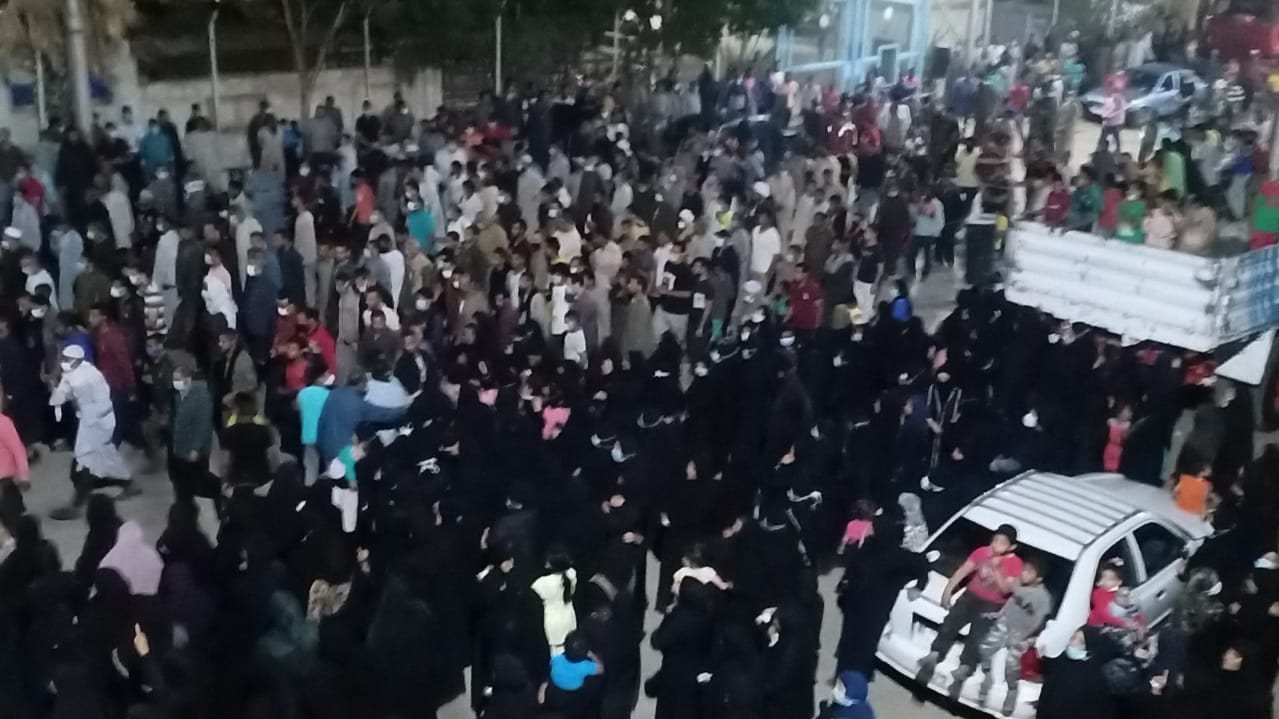 جنازة شهداء حادث أسيوط الصحراوي