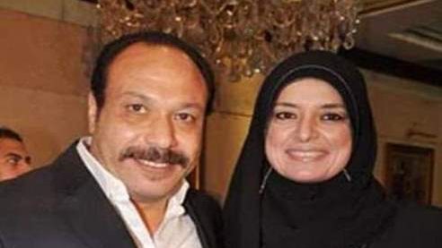 خالد صالح وزوجته